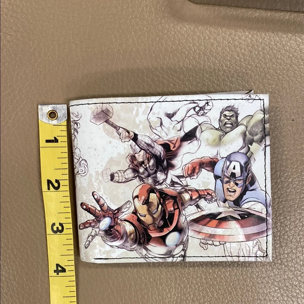 Marvel Avengers Assemble Tin and Slim Fold Wallet Set - 4 1/2” x 3 1/2”
